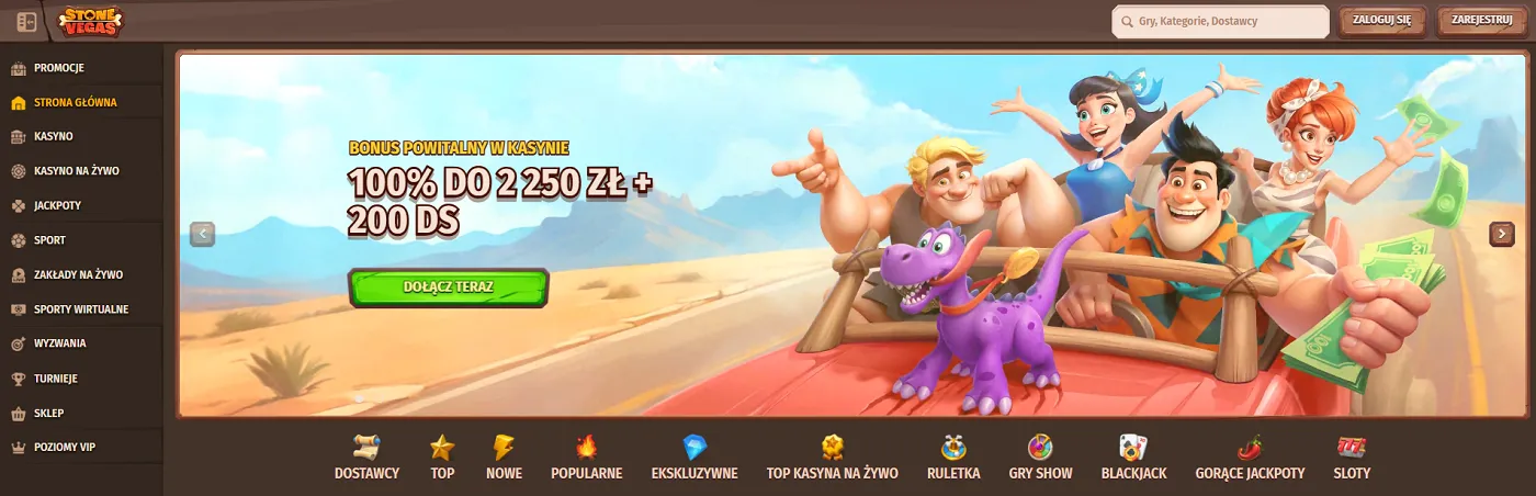 Oficjalny baner Stone Vegas Casino
